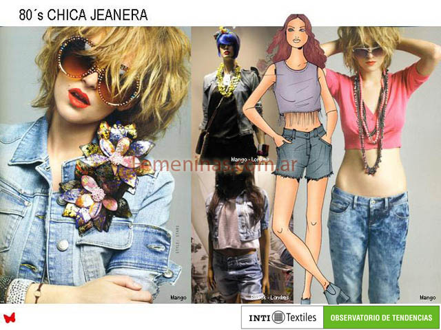 Look 80`s chica jeanera